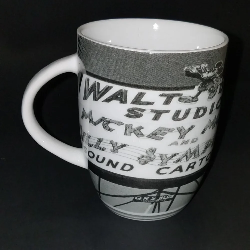 Mickey Mouse Silly Symphony Mug Cup Walt Disney Studios Classic Mickey